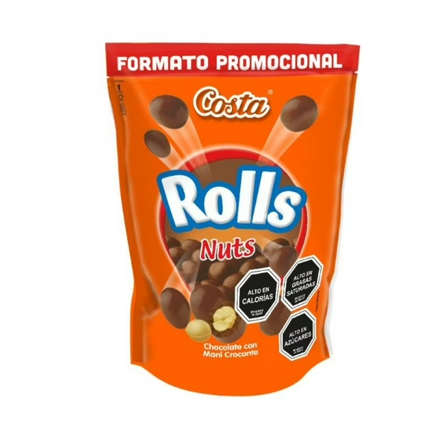 Chocolate Rolls Nuts, 100 g