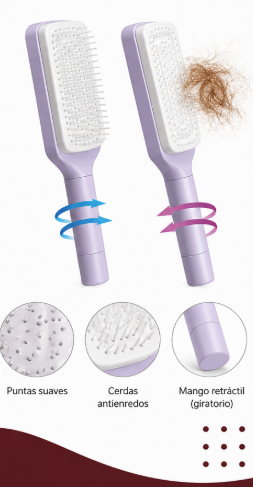 Cepillo Retractil Antifrizz