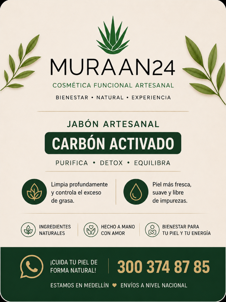 Jabon de carbon activado
