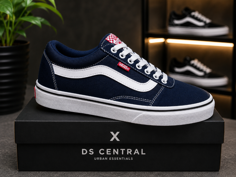 Vans old skool azul/blanco