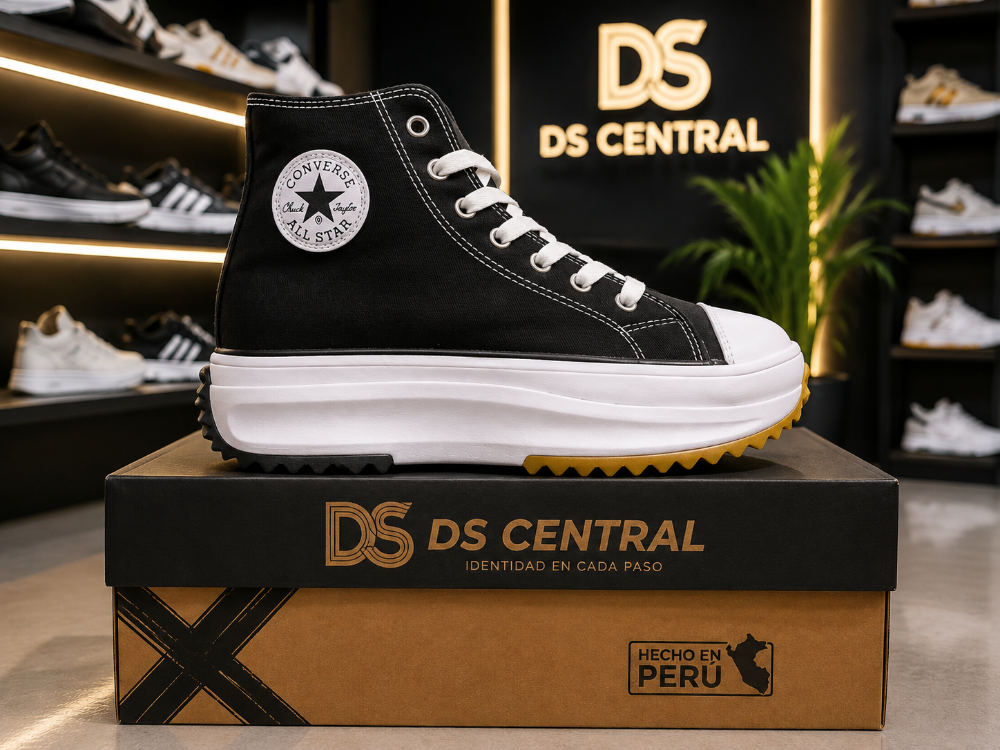 Converse botin Hike plataforma negro