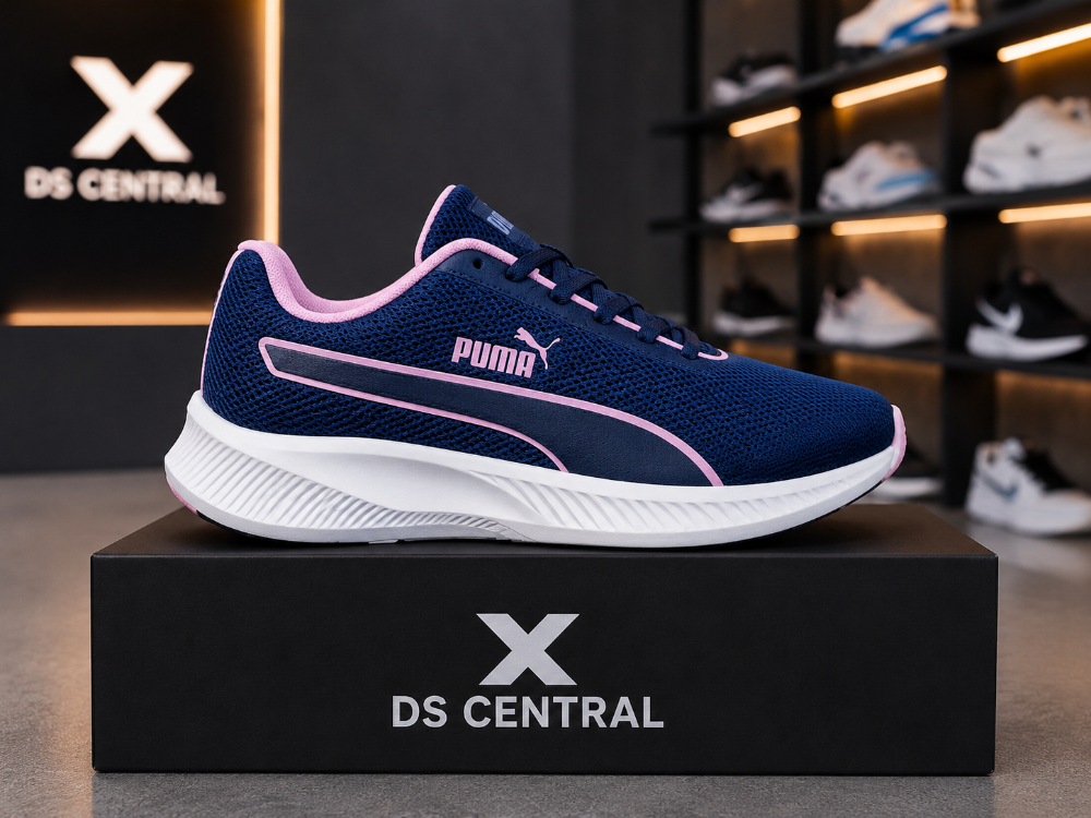 Puma pixel azul/rosa