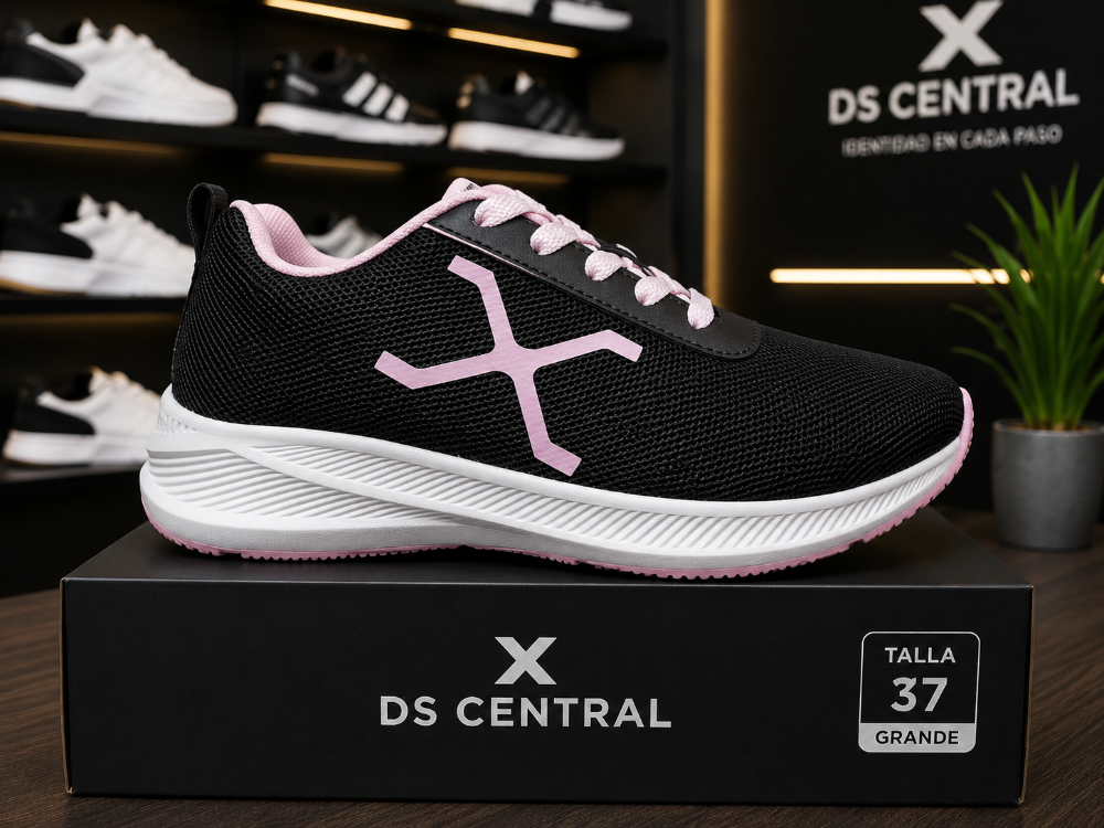 DS central pixel negro/rosa