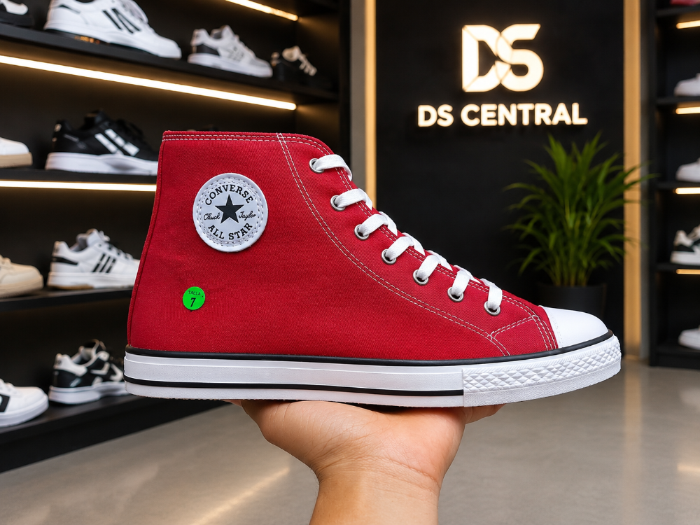 Converse botin rojo (grande)