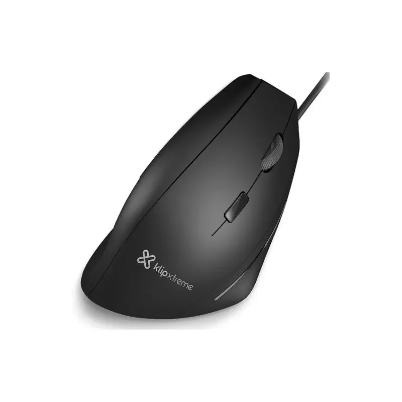 Mouse Klipx Usb Negro Ergonomico Kmo-505 A63848