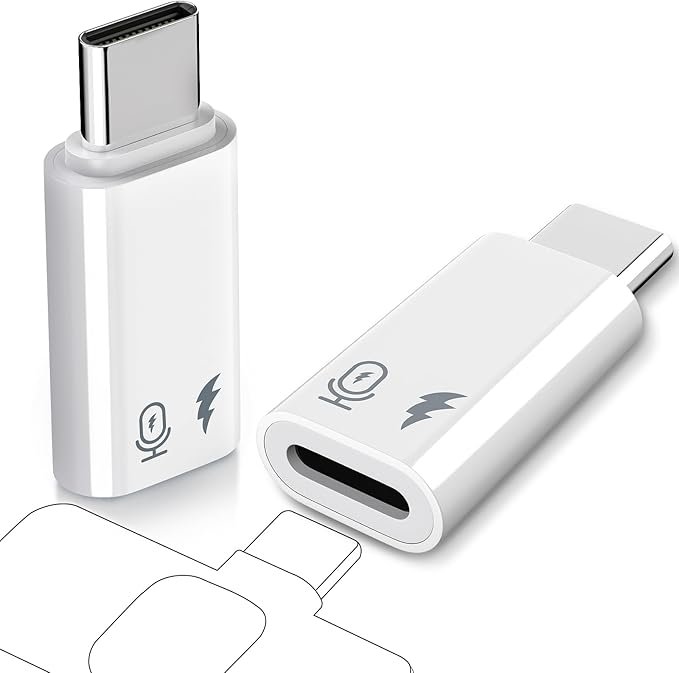 Adaptador Timovo Tipo C a Lightning para microfono y audifono