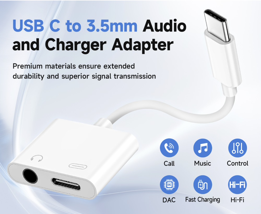 ADAPTADOR TIPO C A 3.5 CON CARGA DAC CRIELLO