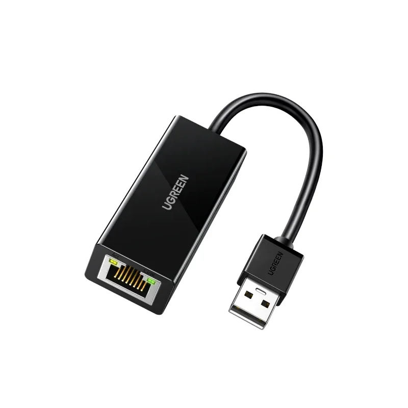 Adaptador Usb-A 2.0 A Ethernet Rj45 10/100Mbps Negro Cr110 Ugreen A66794