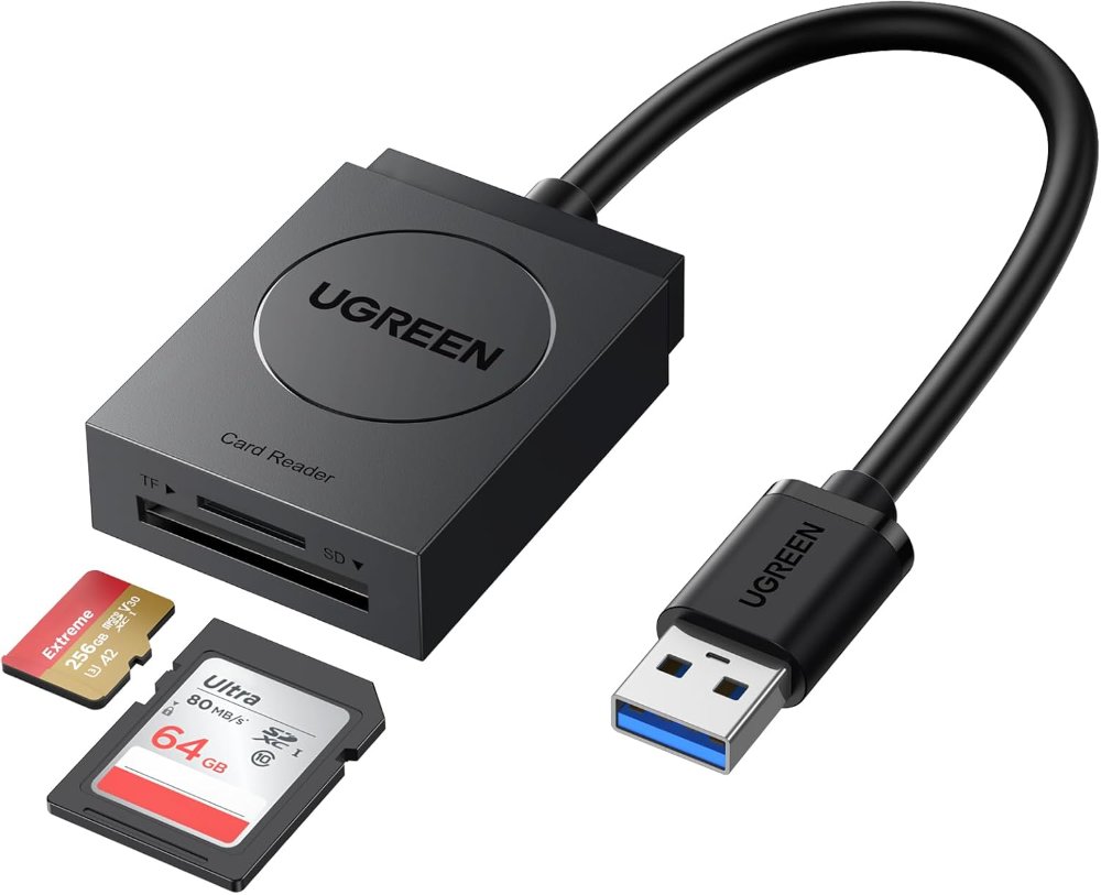 Lector De Tarjeta Usb 3.0 Sd/Tf Cr127 Ugreen