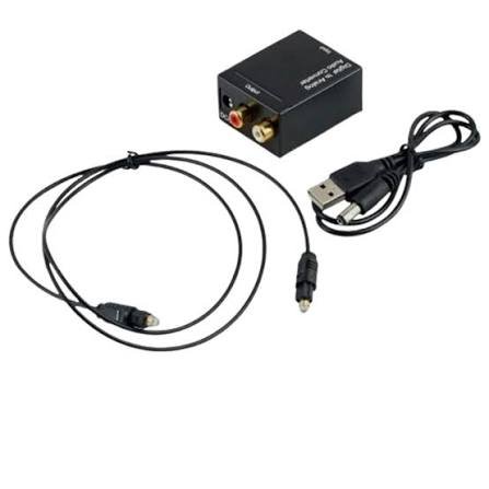 CONVERTIDOR OPTICO A RCA