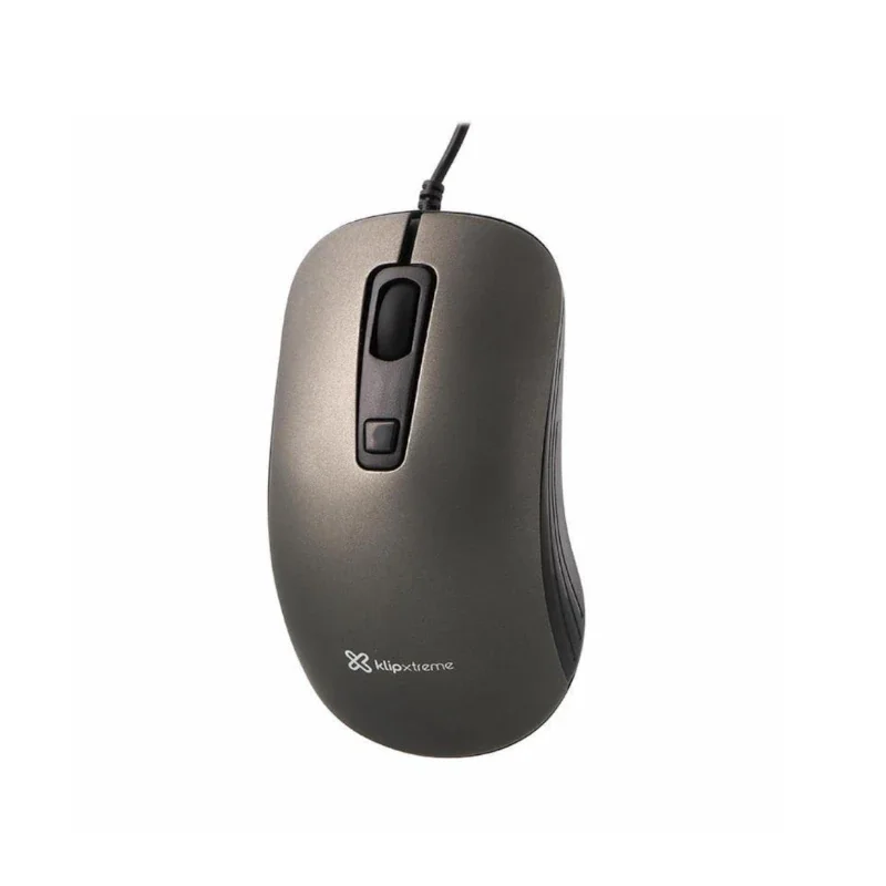Mouse Klipx Usb Negro-Gris Optico Kmo-111 A37155