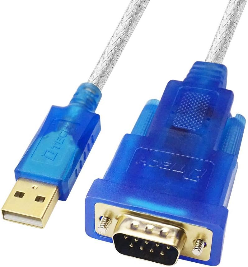 Cable adaptador SB a serie con puerto RS232 DB9 macho, chipset FTDI, compatible con Windows 11