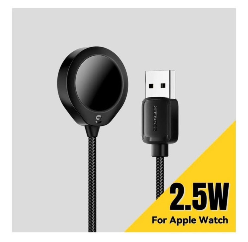 ESSAGER EWXA-SD01-P Cargador Magnetico para Apple Watch 2.5W