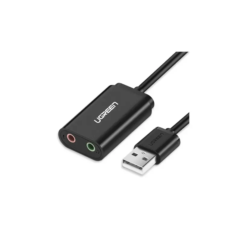 Adaptador Audio Usb-A 3.5Mm Doble Negrous205 Ugreen A66793