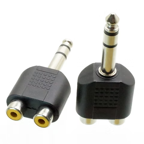 ADAPTADOR RCA A 1/4 ESTEREO