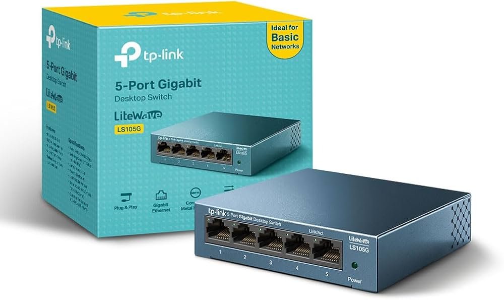 TP-Link TL-LS105G - Switch 5 Puertos 10/100/1000 Mbps