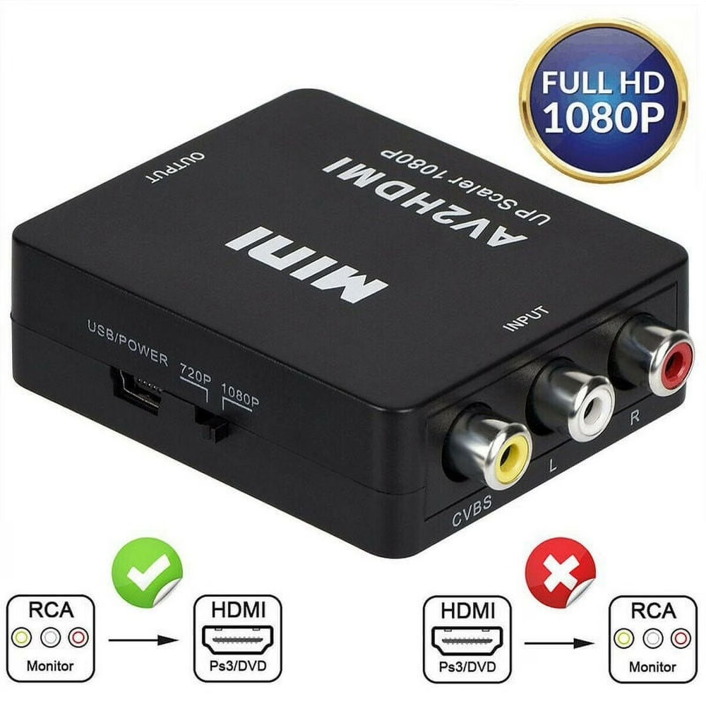 CONVERTIDOR DE VIDEO RCA A HDMI