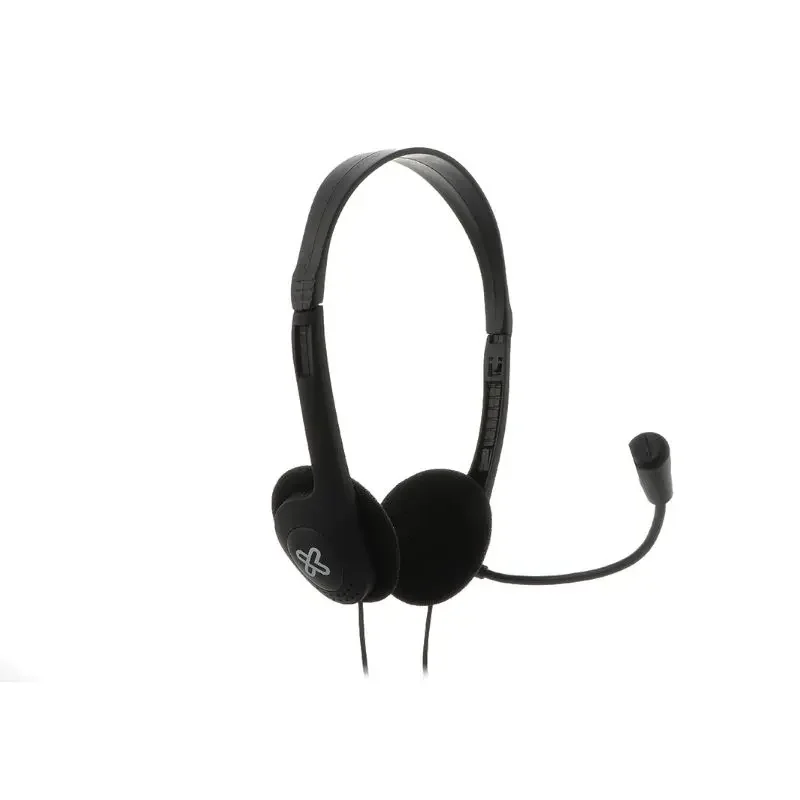Audifono Klipx Usb Con Microfono Ksh-290 Ctrol Volumen Negro A43440