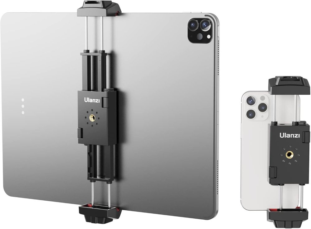 Soporte para trípode de teléfono ULANZI ST-29, adaptador universal 2 en 1 para tablet y smartphone
