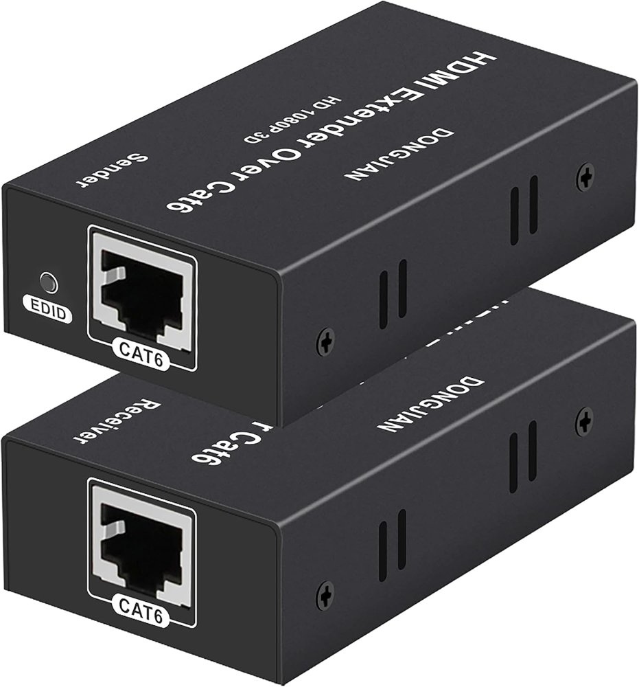 Extender HDMI a través de Ethernet Cat5e/6/ 1080p hasta 60 m
