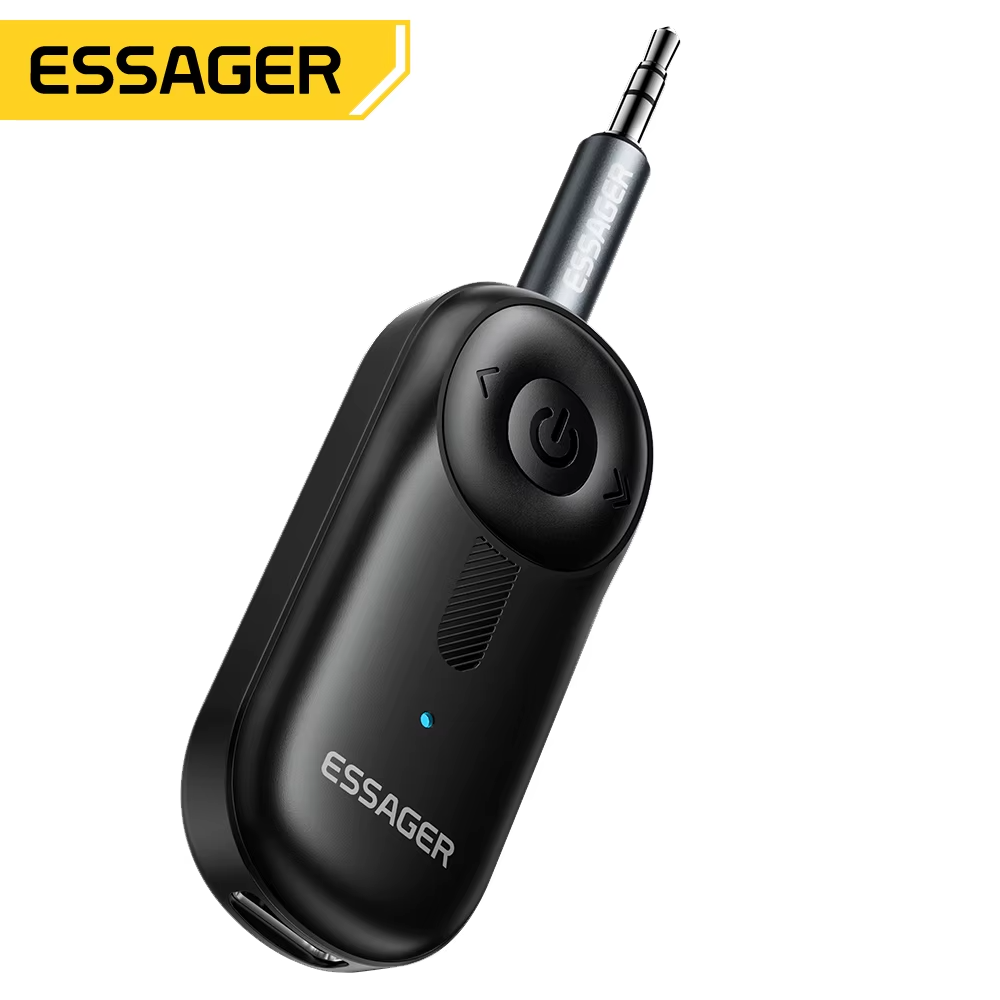 ESSAGER ADAPTADOR DE AUDIO ESSAGER ES-BT14 Bluetooth 5.3 Wireless AUX