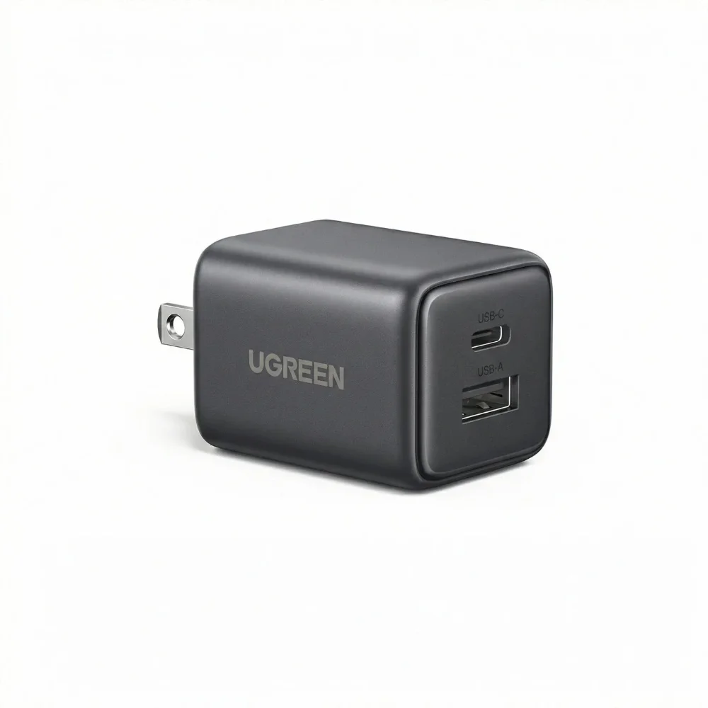 Cargador de pared UGREEN X514 20W GaN USB-C + USB-A (55533)