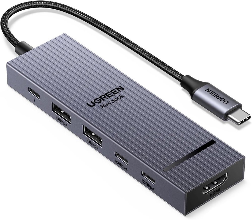 Hub UGREEN Revodok Pro USB-C Hub 6 in 1 CM818