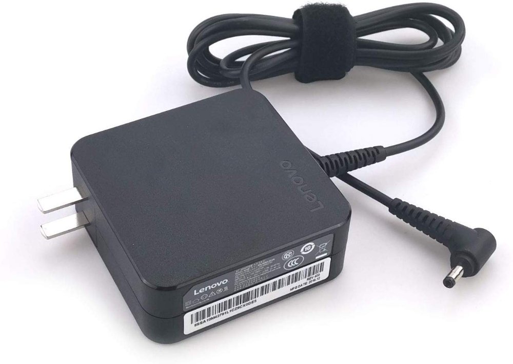 Cargador original Lenovo punta fina 65w
