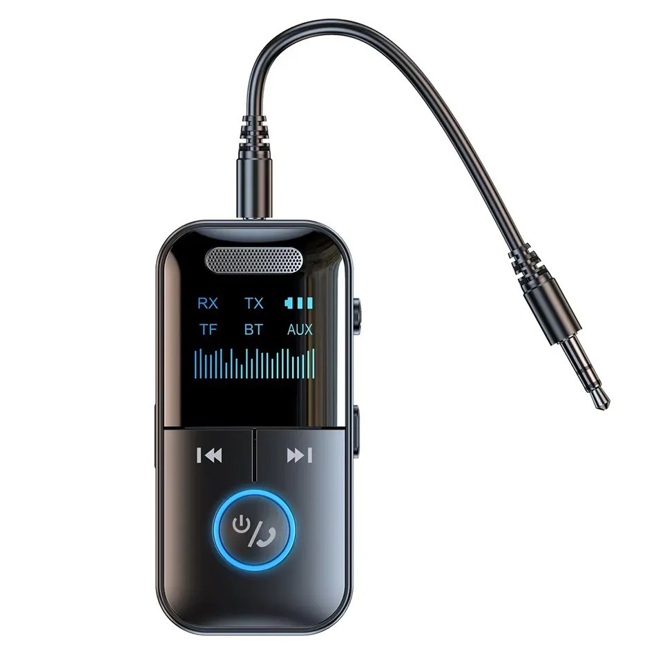 GT69 Transmisor Receptor Bluetooth 5.4 Entrada AUX de 3,5 mm