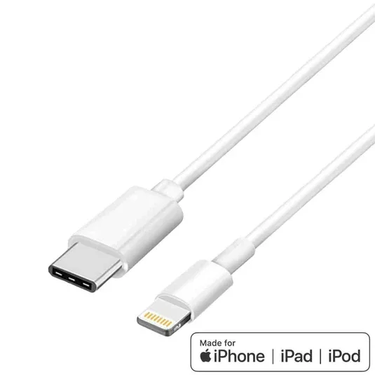 Cable USB C a Lightning Certificado Apple MFi de 1,8 m ,USB C a Lightning, carga rápida Power Delivery