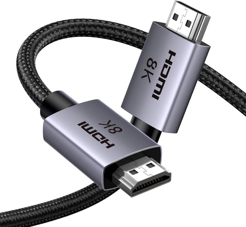 Cable HDMI 2.1 UGREEN 8K de 48 Gbps y 2 metros (6,6 pies), cable HDMI de aluminio de ultra alta velocidad certificado, 4K a 240 Hz, 120 Hz, 10K, 8K a 60 Hz, HDCP 2.2 y 2.3, eARC HDR 10 Dolby A76527