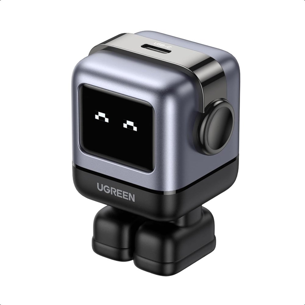 Cargador USB C UGREEN Uno de 30 W, cargador rápido GaN compacto para robots