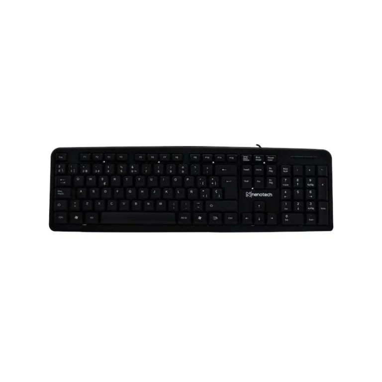 Teclado Nenotech Usb Negro Español To101L A68382