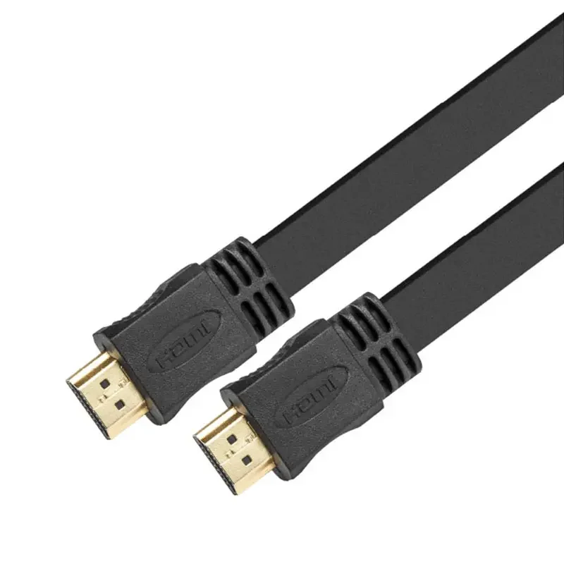 Cable Hdmi Macho A Macho 25 Pies Plano Negro Xtech Xtc-425 A42042