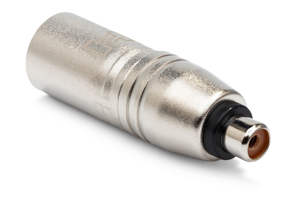 Adaptador Hosa GXM-133 RCA hembra a XLR macho de 3 pines