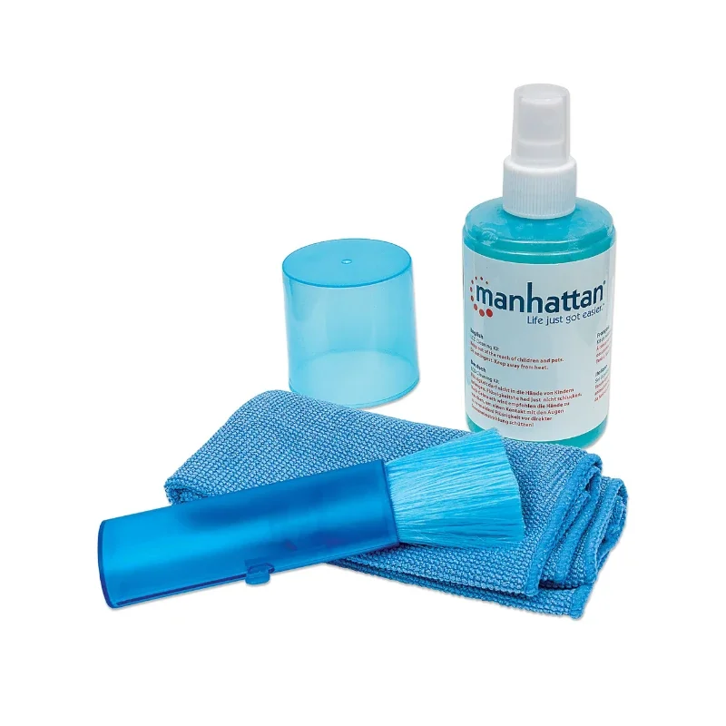 Limpiador Kit Lcd Solucion Manhattan + Cepillo A22577