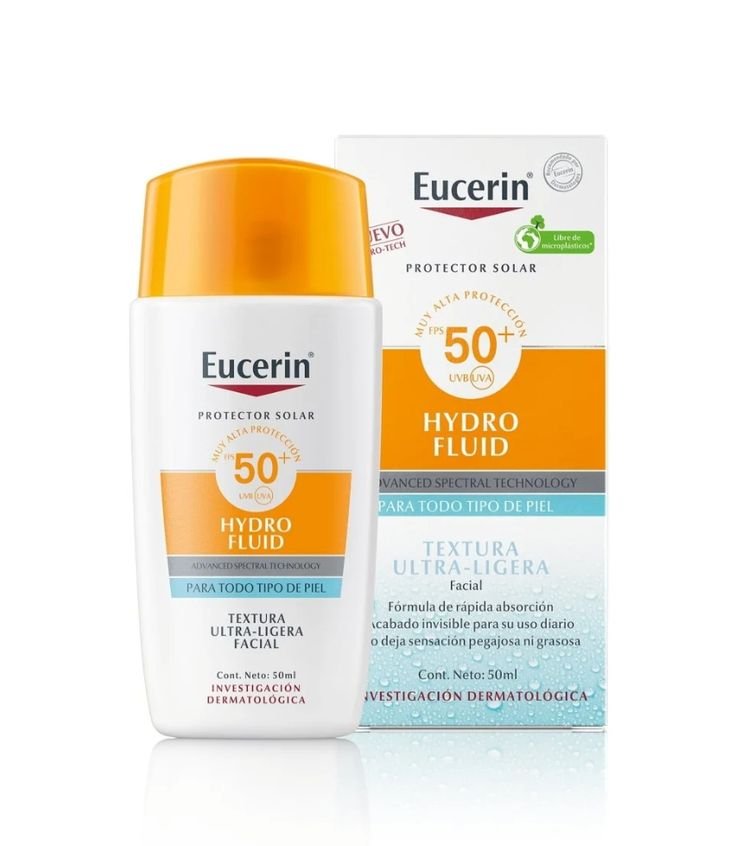 Protector Solar - Eucerin Fluido Sin Color 50 ml