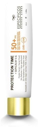 Protection Time 50+ Sepicalm – Fluido Facial sin Color Protector Solar 40ml