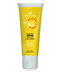 Protector solar x 100 gr. Blanco (pomo)