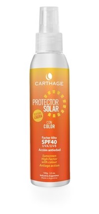 Protector Solar Textura Ligera con color 100g (spray)