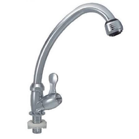 Canilla mesada pvc cromo