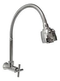 Llave lavaplatos pared flexible cruceta