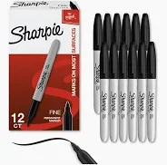 marcador sharpie negro