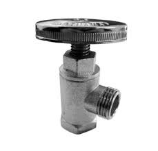 Llave regulación sencilla galvanizada