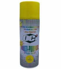 aerosol occi amarllo #12