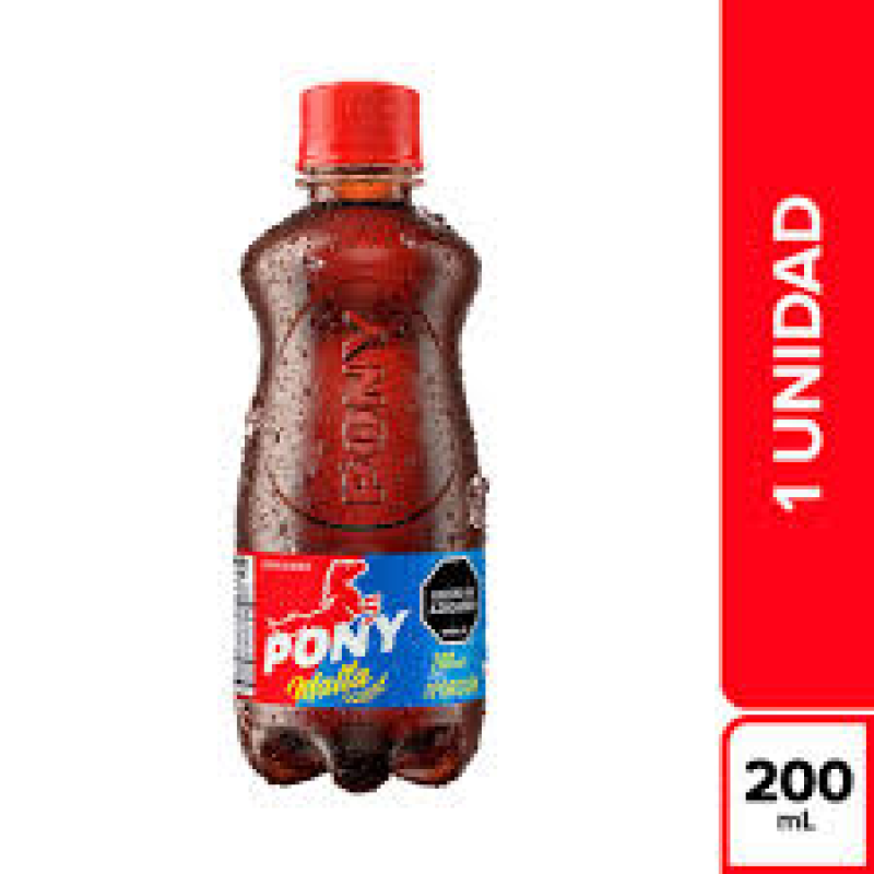 pony malta tapa roja mini