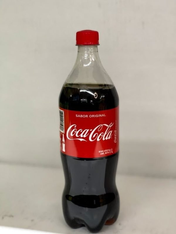 coca cola  litro plástica