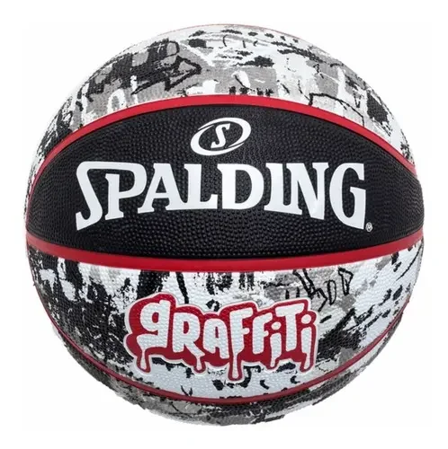 BALON DE BASQUETBOL SPALDING GRAFFITI NGO/GRIS #7