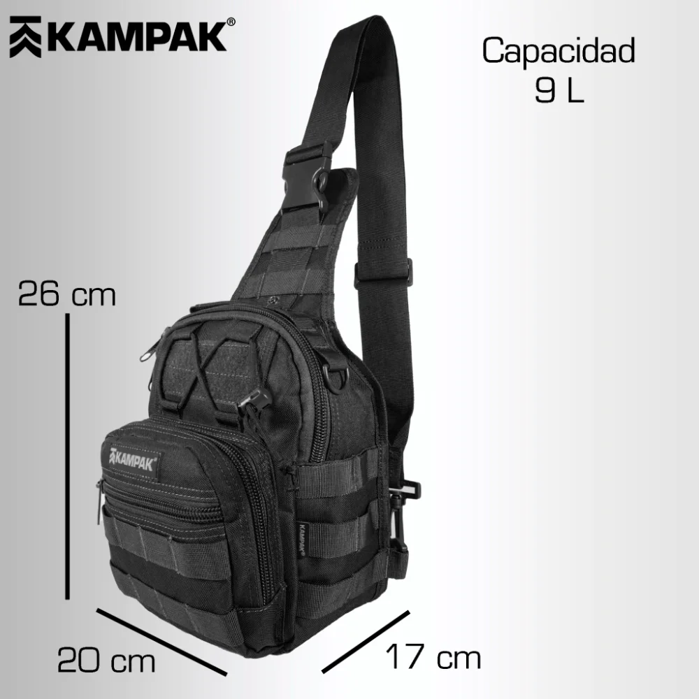 PECHERA TACTICA KAMPAK KR07 MILITAR 9L