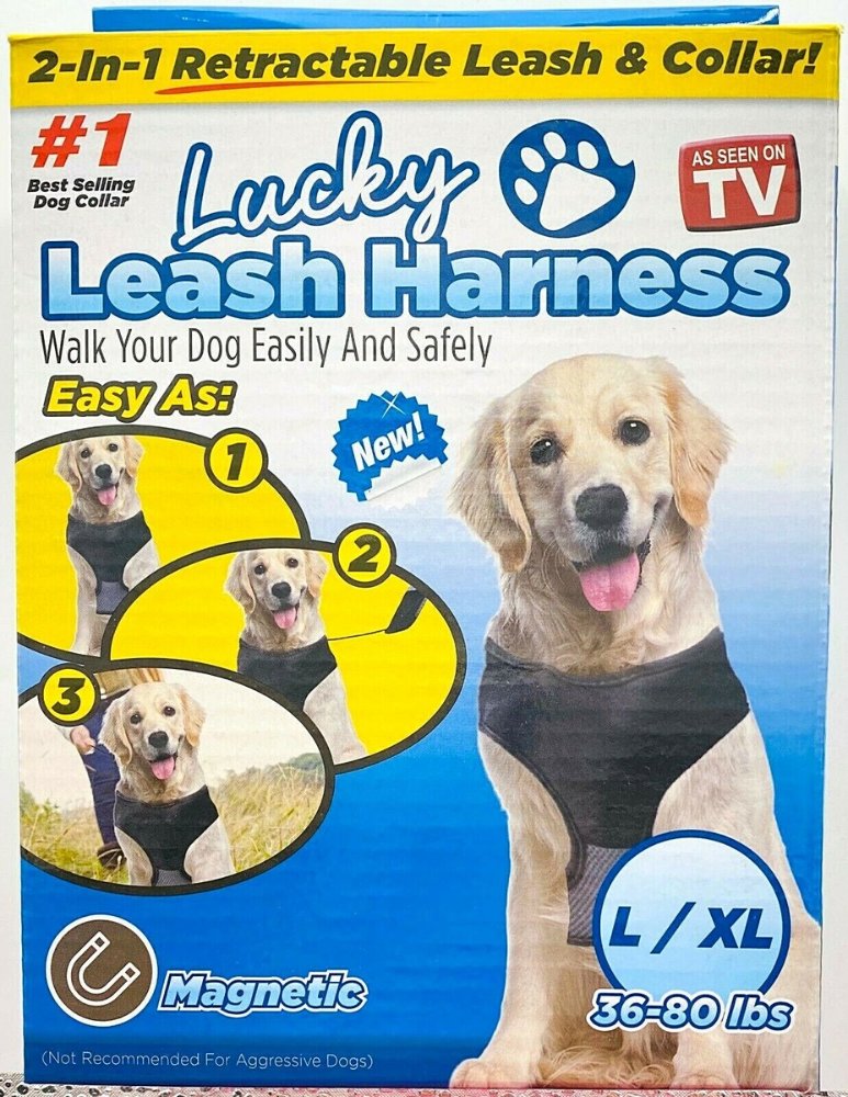 PECHERA RETRACTABLE MAGNETICO L-XL LUCKY LEASH